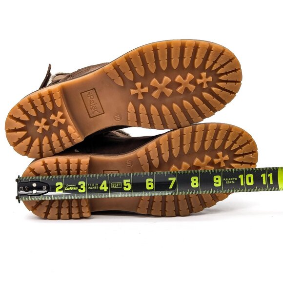 Pajar Canada Women Faux Shearling Brown Leather Snow Winter Boots 9-9.5US EUR40 - Picture 5 of 8